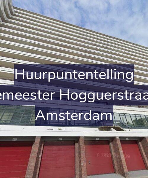 Foto gevel Huurpuntentelling voor Burgemeester Hogguerstraat 593, Amsterdam