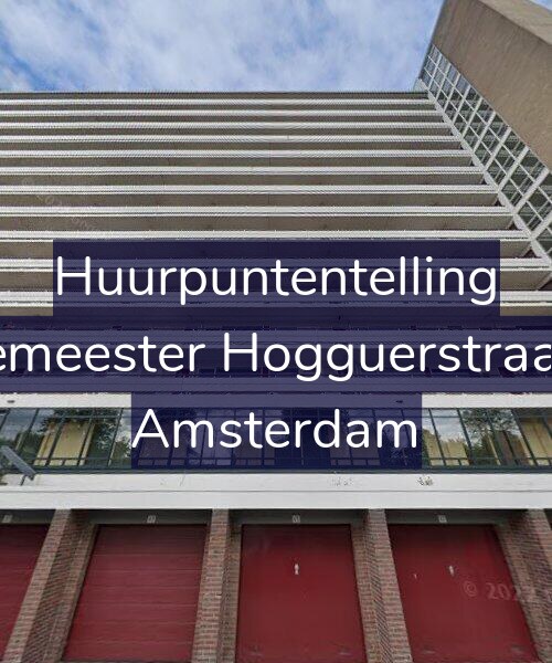 Foto gevel Huurpuntentelling voor Burgemeester Hogguerstraat 197, Amsterdam