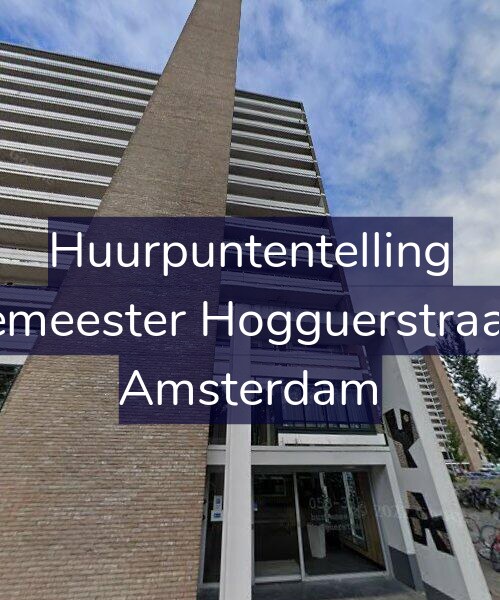Foto gevel Huurpuntentelling voor Burgemeester Hogguerstraat 391, Amsterdam