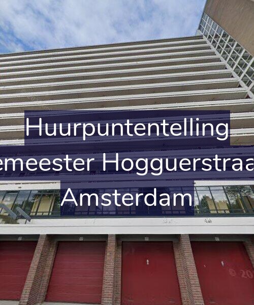 Foto gevel Huurpuntentelling voor Burgemeester Hogguerstraat 189, Amsterdam