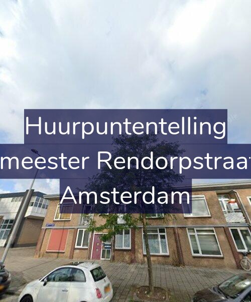 Foto gevel Huurpuntentelling voor Burgemeester Rendorpstraat 27-1, Amsterdam