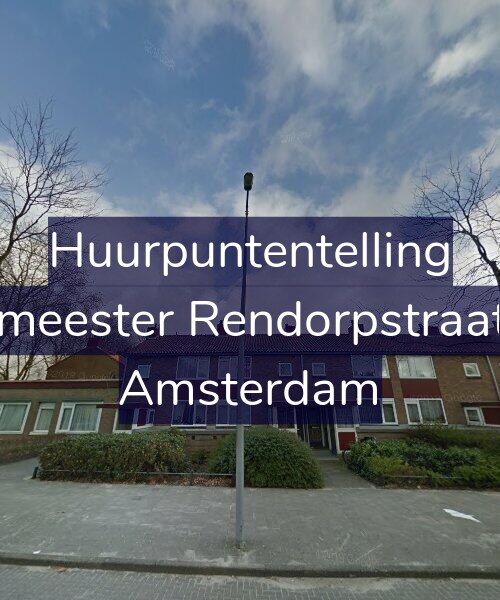 Foto gevel Huurpuntentelling voor Burgemeester Rendorpstraat 74-H, Amsterdam