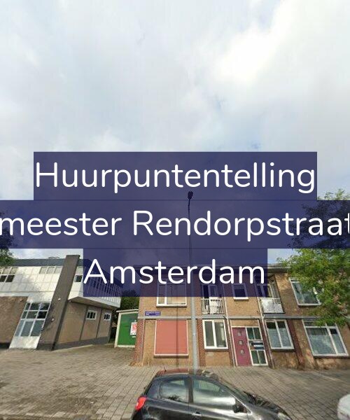 Foto gevel Huurpuntentelling voor Burgemeester Rendorpstraat 25-H, Amsterdam