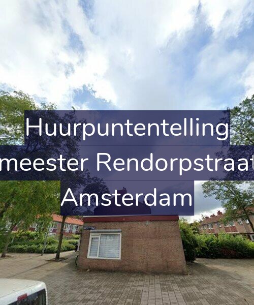 Foto gevel Huurpuntentelling voor Burgemeester Rendorpstraat 50-H, Amsterdam