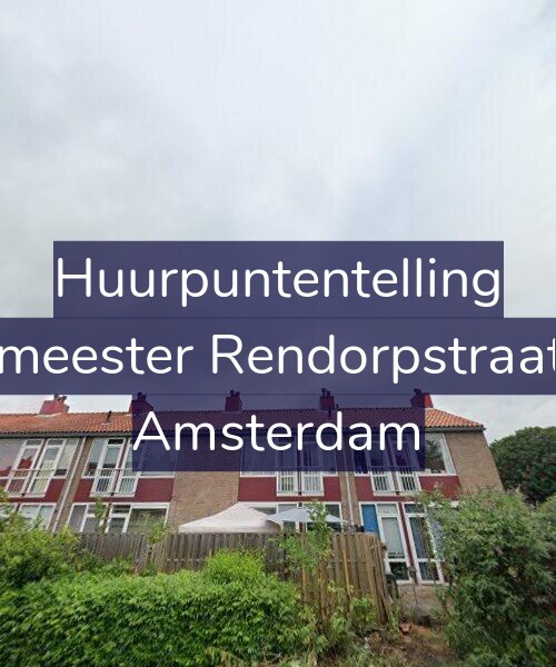 Foto gevel Huurpuntentelling voor Burgemeester Rendorpstraat 36-H, Amsterdam