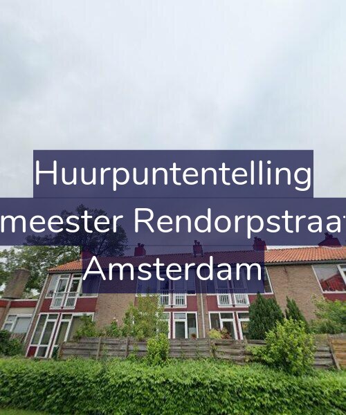 Foto gevel Huurpuntentelling voor Burgemeester Rendorpstraat 28-1, Amsterdam