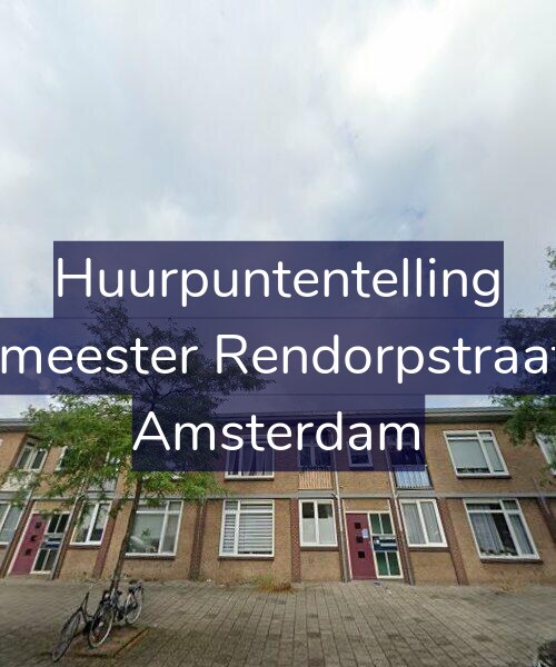 Foto gevel Huurpuntentelling voor Burgemeester Rendorpstraat 37-1, Amsterdam