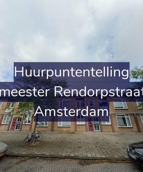 Foto gevel Huurpuntentelling voor Burgemeester Rendorpstraat 37-H, Amsterdam