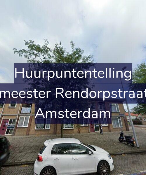 Foto gevel Huurpuntentelling voor Burgemeester Rendorpstraat 41-H, Amsterdam
