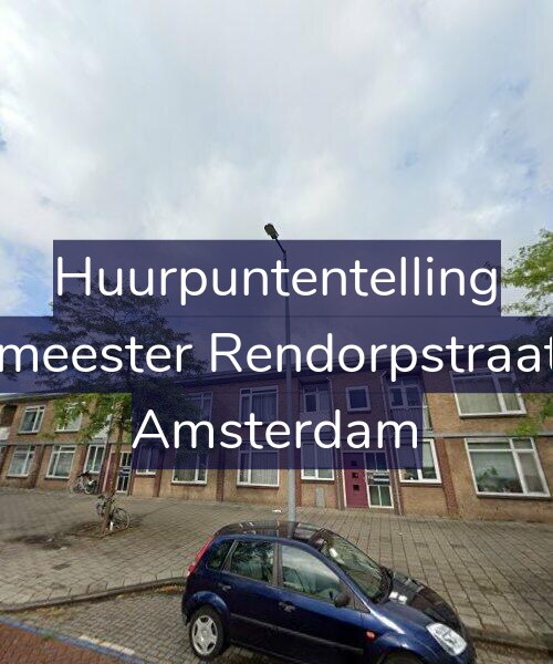 Foto gevel Huurpuntentelling voor Burgemeester Rendorpstraat 33-H, Amsterdam
