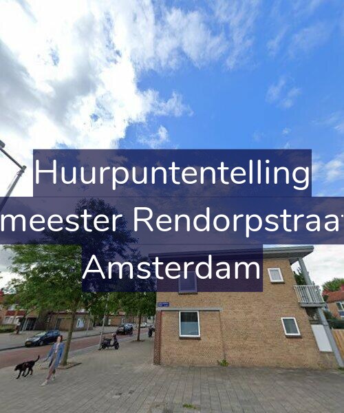 Foto gevel Huurpuntentelling voor Burgemeester Rendorpstraat 43-1, Amsterdam
