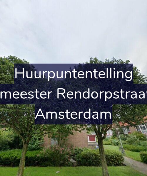 Foto gevel Huurpuntentelling voor Burgemeester Rendorpstraat 40-1, Amsterdam