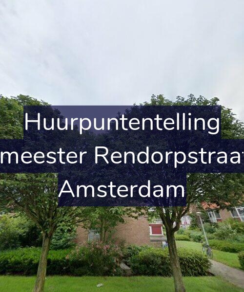Foto gevel Huurpuntentelling voor Burgemeester Rendorpstraat 44-1, Amsterdam