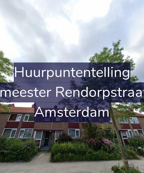 Foto gevel Huurpuntentelling voor Burgemeester Rendorpstraat 68-1, Amsterdam