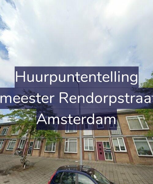 Foto gevel Huurpuntentelling voor Burgemeester Rendorpstraat 33-1, Amsterdam