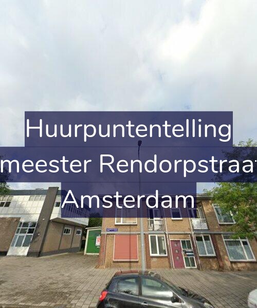 Foto gevel Huurpuntentelling voor Burgemeester Rendorpstraat 25-1, Amsterdam