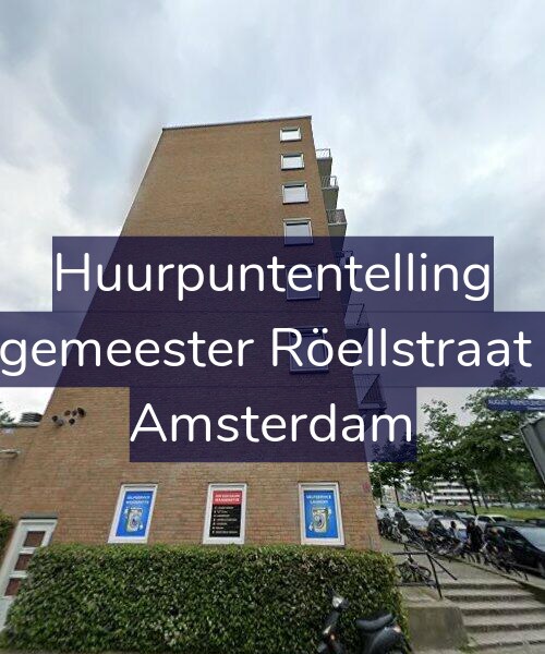 Foto gevel Huurpuntentelling voor Burgemeester Röellstraat 3-5, Amsterdam