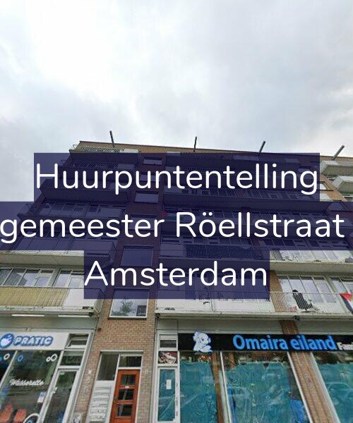 Foto gevel Huurpuntentelling voor Burgemeester Röellstraat 5-3, Amsterdam
