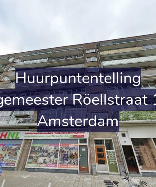 Foto gevel Huurpuntentelling voor Burgemeester Röellstraat 14-1, Amsterdam