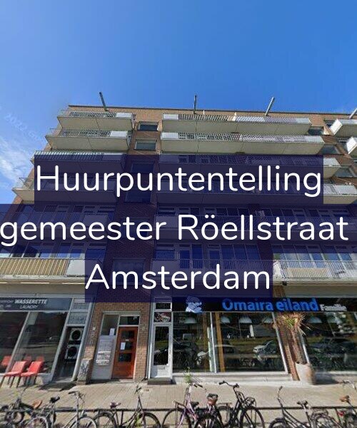 Foto gevel Huurpuntentelling voor Burgemeester Röellstraat 5-1, Amsterdam