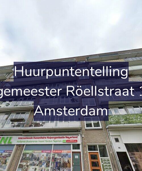 Foto gevel Huurpuntentelling voor Burgemeester Röellstraat 14-3, Amsterdam