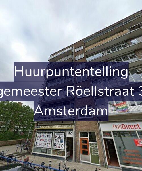 Foto gevel Huurpuntentelling voor Burgemeester Röellstraat 30-6, Amsterdam