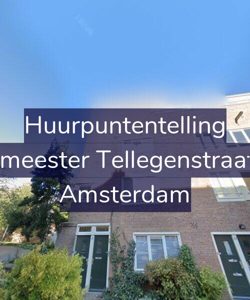 Foto gevel Huurpuntentelling voor Burgemeester Tellegenstraat 31-2, Amsterdam