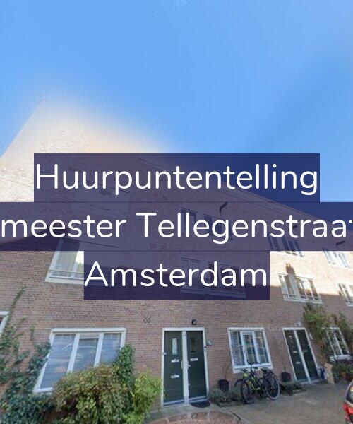 Foto gevel Huurpuntentelling voor Burgemeester Tellegenstraat 33-2, Amsterdam