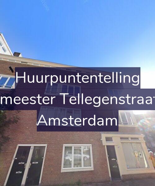 Foto gevel Huurpuntentelling voor Burgemeester Tellegenstraat 15-2, Amsterdam