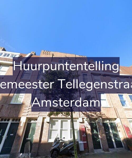 Foto gevel Huurpuntentelling voor Burgemeester Tellegenstraat 14, Amsterdam