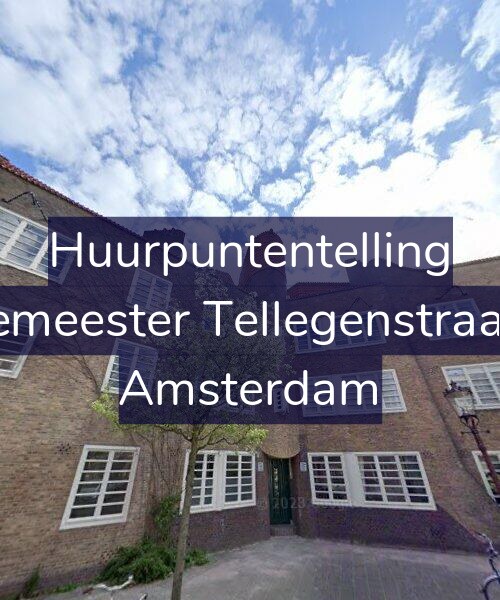 Foto gevel Huurpuntentelling voor Burgemeester Tellegenstraat 184, Amsterdam