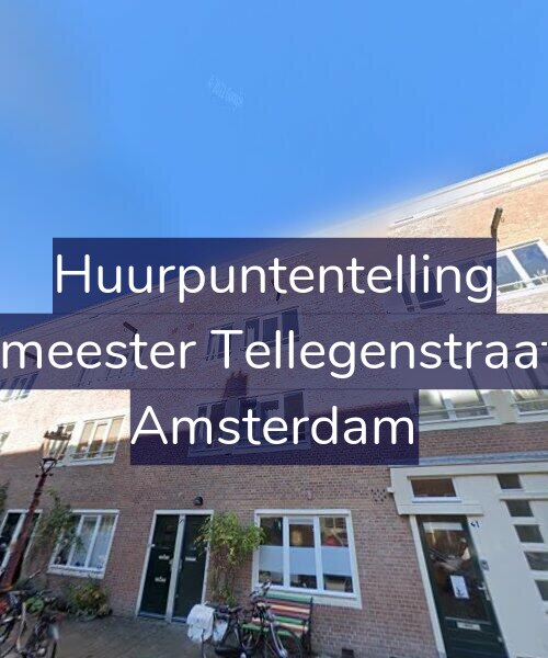 Foto gevel Huurpuntentelling voor Burgemeester Tellegenstraat 39-1, Amsterdam