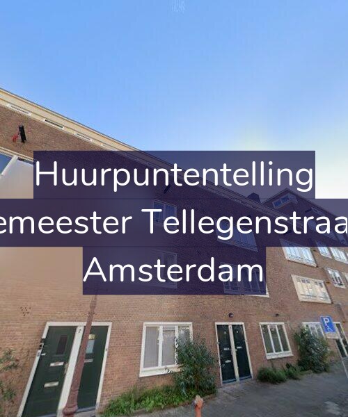 Foto gevel Huurpuntentelling voor Burgemeester Tellegenstraat 7-H, Amsterdam