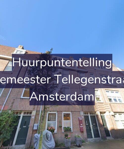 Foto gevel Huurpuntentelling voor Burgemeester Tellegenstraat 22, Amsterdam