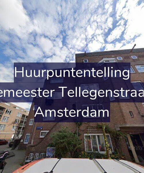 Foto gevel Huurpuntentelling voor Burgemeester Tellegenstraat 228, Amsterdam