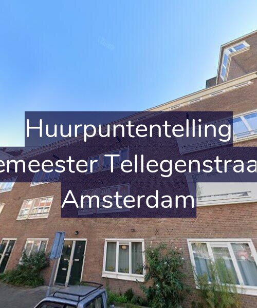 Foto gevel Huurpuntentelling voor Burgemeester Tellegenstraat 9-H, Amsterdam