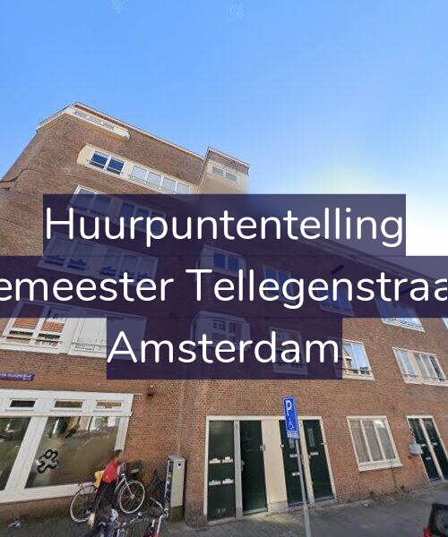 Foto gevel Huurpuntentelling voor Burgemeester Tellegenstraat 1-3, Amsterdam