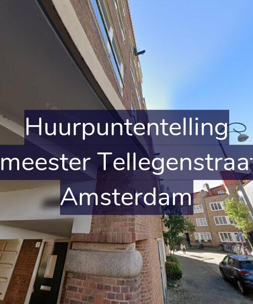 Foto gevel Huurpuntentelling voor Burgemeester Tellegenstraat 13-1, Amsterdam