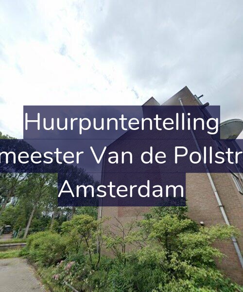 Foto gevel Huurpuntentelling voor Burgemeester Van de Pollstraat 58, Amsterdam