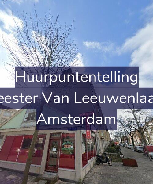 Foto gevel Huurpuntentelling voor Burgemeester Van Leeuwenlaan 100-1, Amsterdam