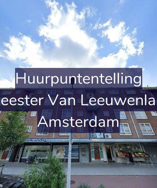 Foto gevel Huurpuntentelling voor Burgemeester Van Leeuwenlaan 28-1, Amsterdam