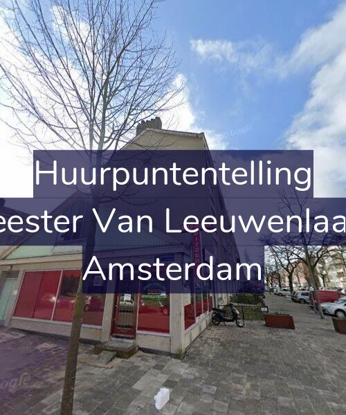Foto gevel Huurpuntentelling voor Burgemeester Van Leeuwenlaan 100-H, Amsterdam