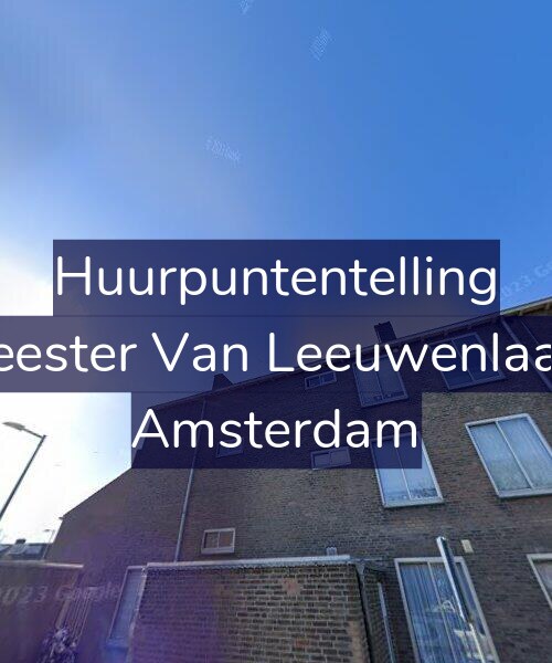 Foto gevel Huurpuntentelling voor Burgemeester Van Leeuwenlaan 185-2, Amsterdam