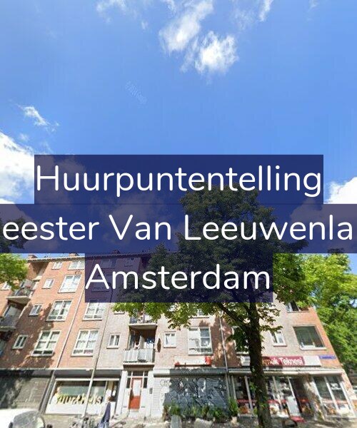 Foto gevel Huurpuntentelling voor Burgemeester Van Leeuwenlaan 75-3, Amsterdam
