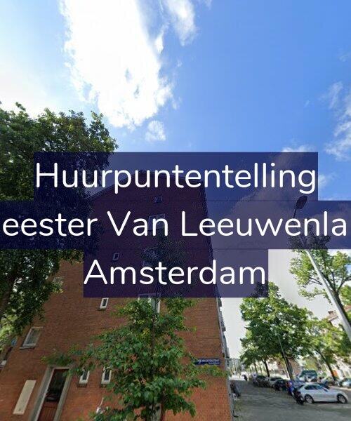 Foto gevel Huurpuntentelling voor Burgemeester Van Leeuwenlaan 74-3, Amsterdam