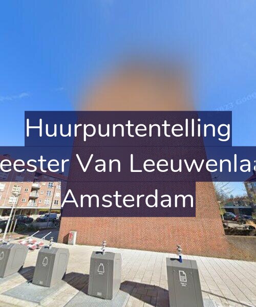 Foto gevel Huurpuntentelling voor Burgemeester Van Leeuwenlaan 38-H, Amsterdam