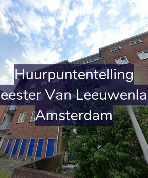 Foto gevel Huurpuntentelling voor Burgemeester Van Leeuwenlaan 40-1, Amsterdam
