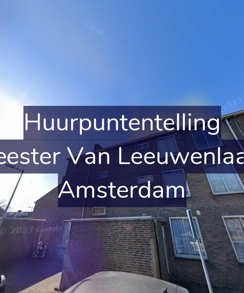 Foto gevel Huurpuntentelling voor Burgemeester Van Leeuwenlaan 185-1, Amsterdam