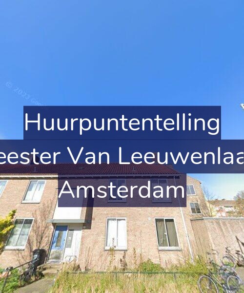 Foto gevel Huurpuntentelling voor Burgemeester Van Leeuwenlaan 199-1, Amsterdam