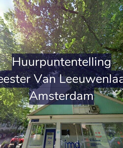 Foto gevel Huurpuntentelling voor Burgemeester Van Leeuwenlaan 101-2, Amsterdam